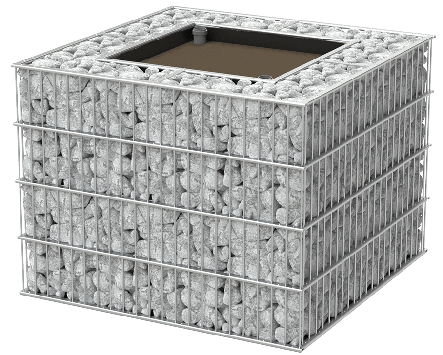 Aluminium Gabionen: Gabionenpflanzkorb