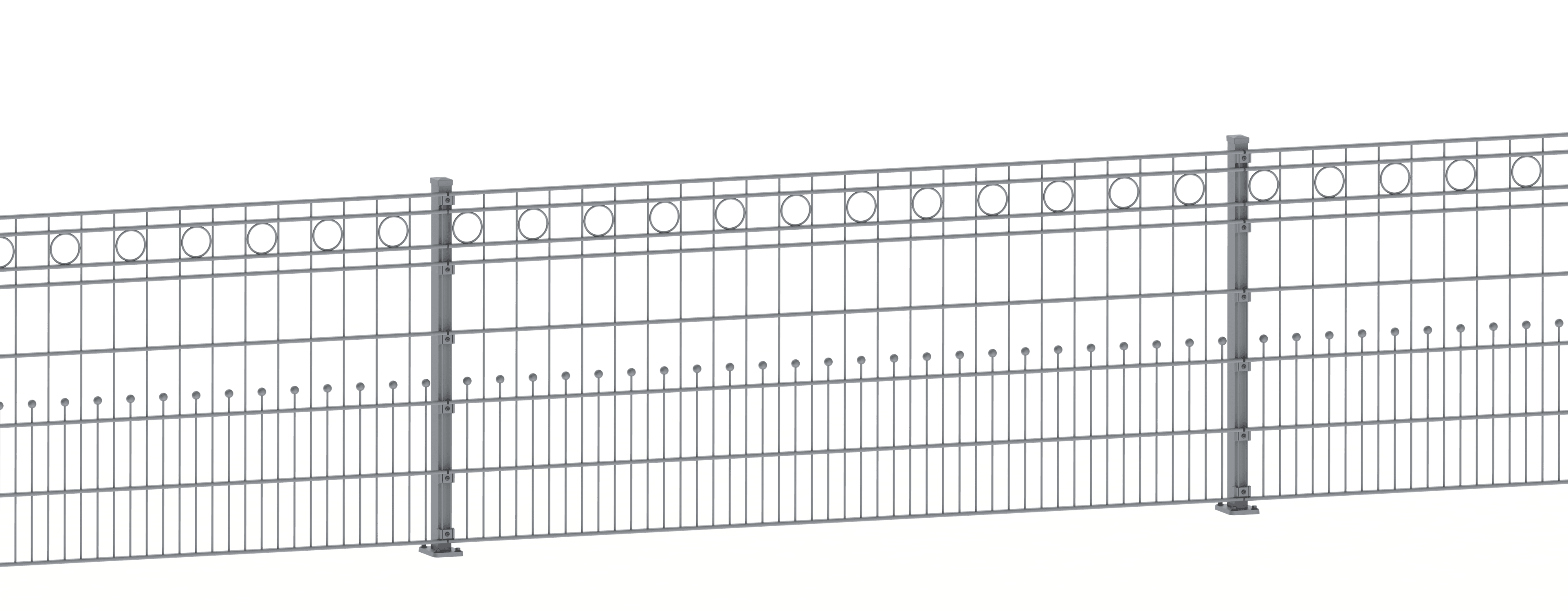 Aluminium Schmuckzaun: Albia Modell. | Ansicht: 11