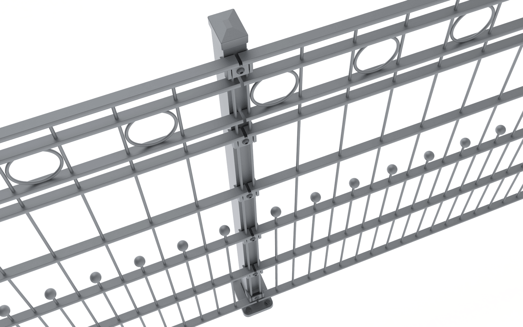 Aluminium Schmuckzaun: Albia Modell. | Ansicht: 13