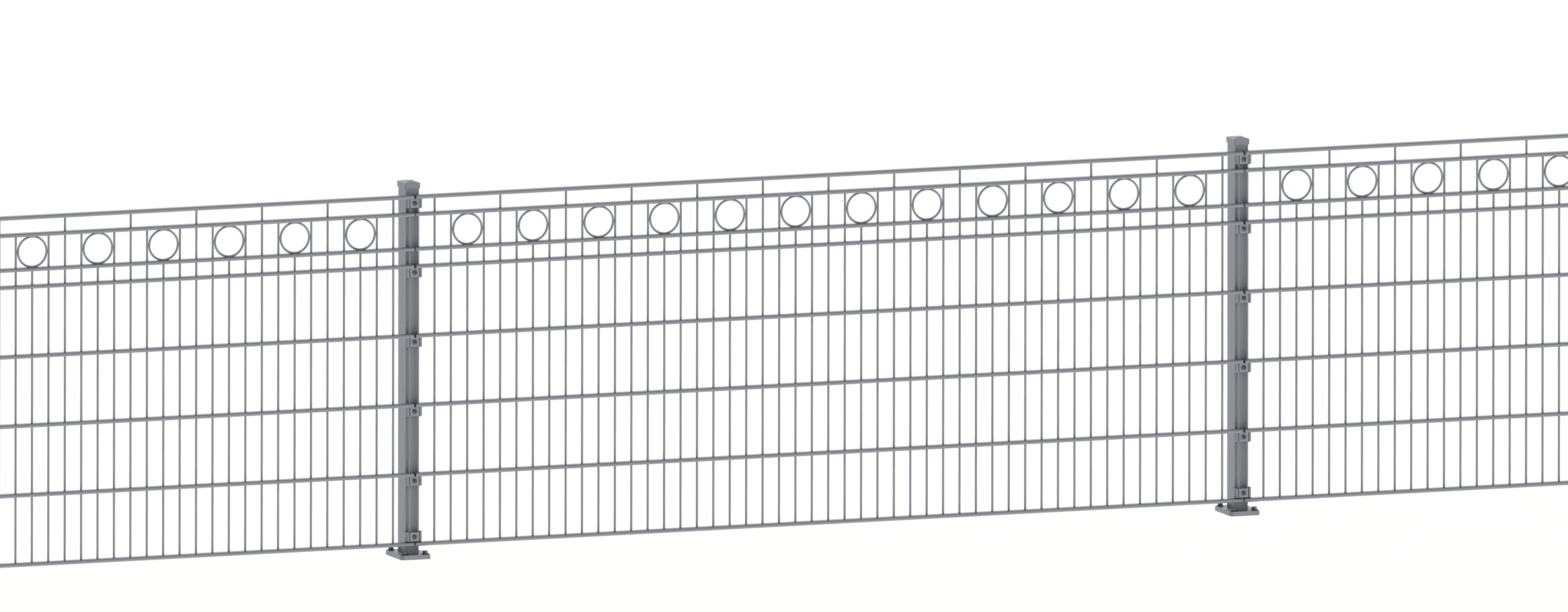 Aluminium Schmuckzaun: Dubai Modell. | Ansicht: 11