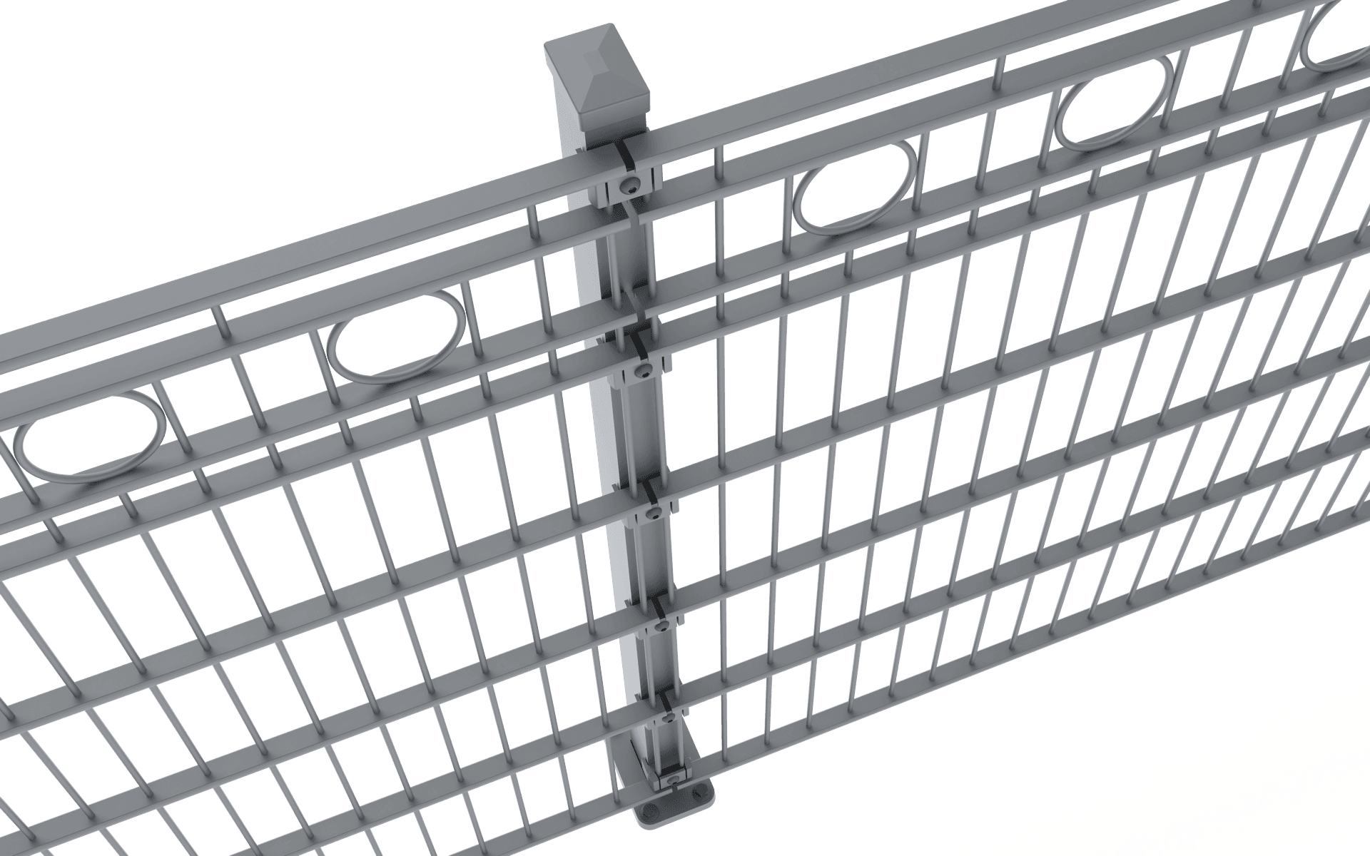 Aluminium Schmuckzaun: Dubai Modell. | Ansicht: 13