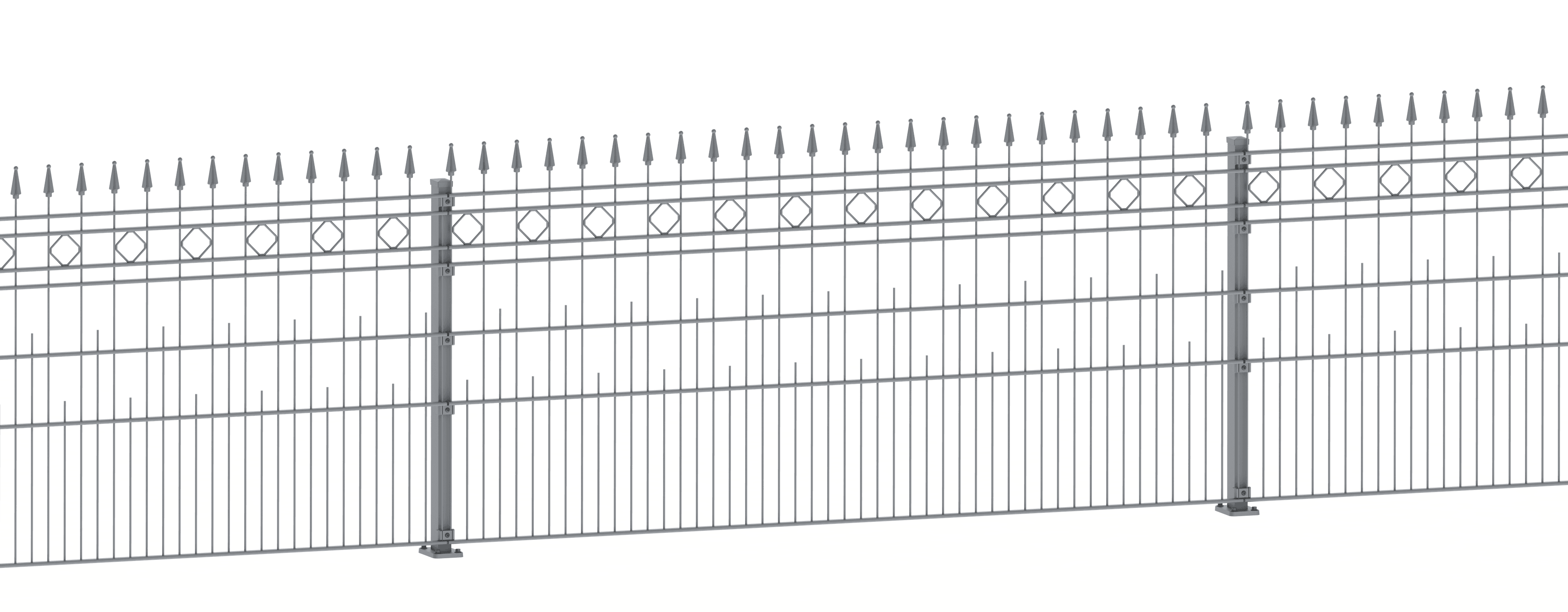 Aluminium Schmuckzaun: Paris Modell. | Ansicht: 11