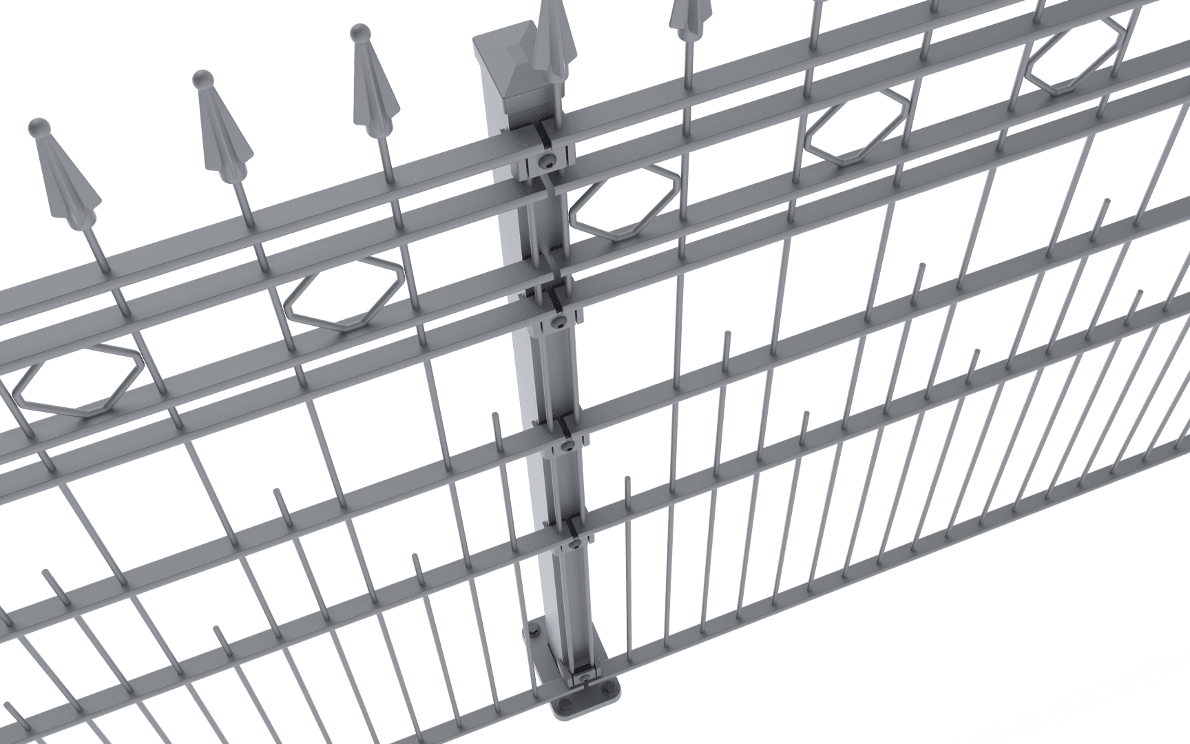 Aluminium Schmuckzaun: Paris Modell. | Ansicht: 13