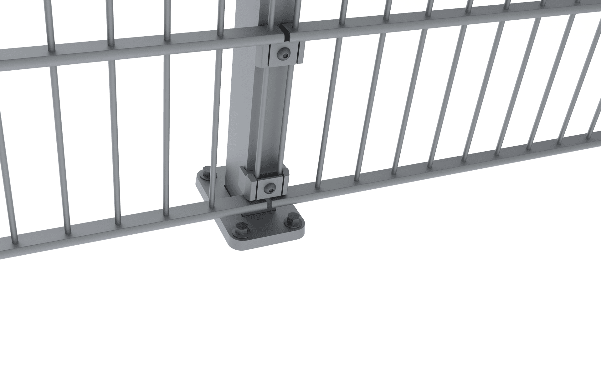Aluminium Schmuckzaun: Rom Modell. | Ansicht: 14